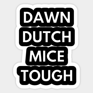 Don't touch my stuff Sticker